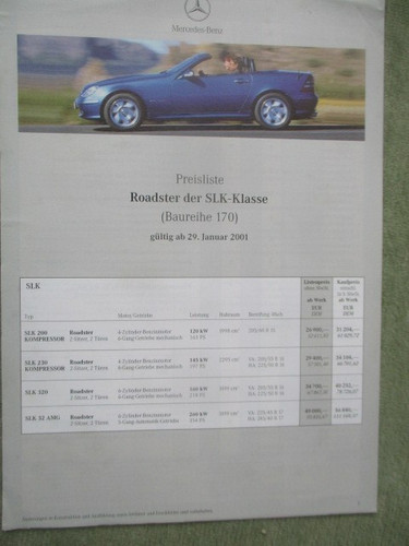 Mercedes benz slk klasse r170 - mercedes, slk-klasse