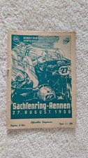 Sachsenring 1950 Rennprogramm Original DDR Motorsport