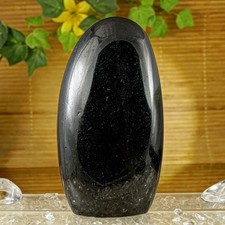 XL Schörl freeform Skulptur schwarzer Turmalin Extra Qu. 106 mm 367 g