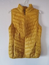 Damen Weste Steppweste Übergangsjacke Gr 38 Gelb