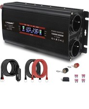 Spannungswandler 12V 230V 1500W / 3000W Stoßkraft Wechselrichter LCD