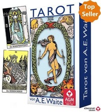 Tarot von A.E. Waite Karten im Miniformat - blau, Mini
