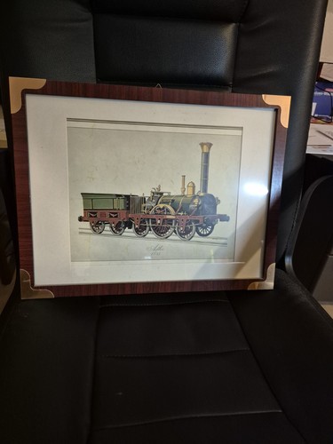 Gerahmter eisenbahn kunstdruck - gerahmter,