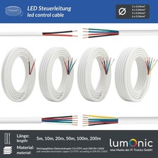 1-200m LED 2,4,5,6x 0,34mm²