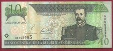 Dominikanische Republik/Dominican Republic 10 Pesos P-168b (2002)
