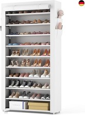 Vicye Schuhregal 11 Ebenen, Schuhschrank Hoch für 50 Paare Schuhe, 