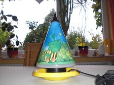 1997 Elkamet Janosch Tischlampe gelb 30cm - Tigerente & Frosch Nachtlicht Lampe