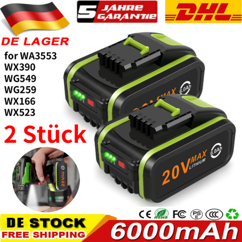 20v max 0ah akku - 2x,