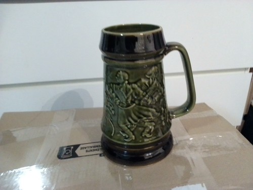 Keramik bierkrug aus polen - keramik,