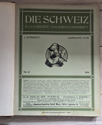 1914 die schweiz illustrierte - 1914, schweiz.