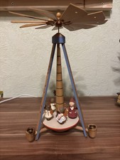 Pyramide Weihnachtspyramide, Erzgebirge Vintage Vero Expertic DDR Weihnachtsmann