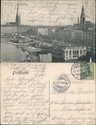 Ansichtskarte hamburg - ansichtskarte,