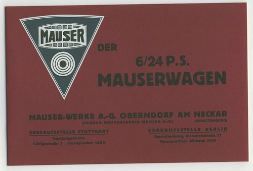 Mauserwagen 1923 - ps,