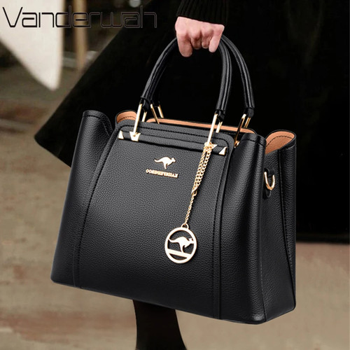 Elegante damen lederhandtasche - elegante,