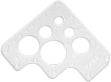 Klare Acryl Kreis Vorlage