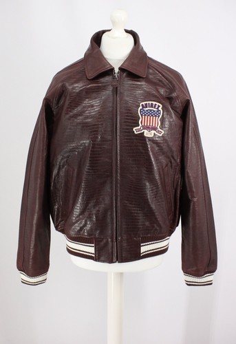 Avirex herren icon jacke leder - avirex,