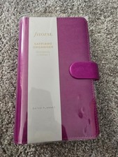 Filofax neu Saffiano Organiser pink rosa personal 022475