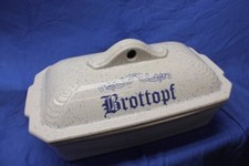 Brottopf  Porzellan Keramik Deckeltopf Topf für Brot Lagerung Küche Brotkasten