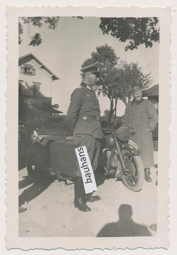 Foto wehrmacht motorrad krad - foto, motorrad,