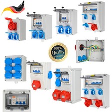 Wandverteiler 16A 32A mit