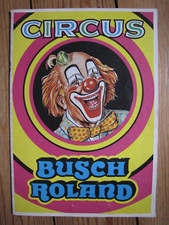Circus Busch Roland-Programm 80ziger Jahre guter Zustand