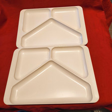 DDR Menüteller Mittagessen Schulspeisung Kantine Portionsteller Assiette NVA-GST