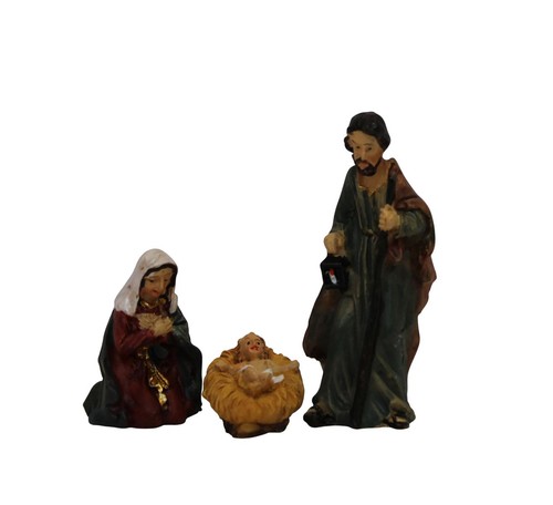 Krippenfiguren heilige familie - heilige,