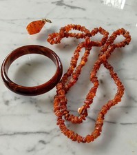 Bernsteinschmuck,3 teilig