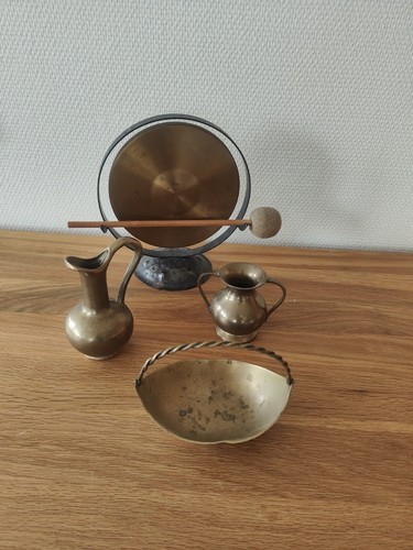 Messing schale kännchen - schale,