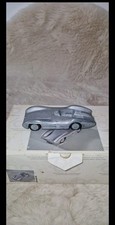 Mercedes-Benz W 196 Silberpfeil Modellauto 1:43, Karton und Auto