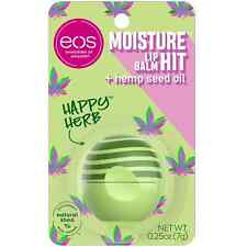 EOS Moisture Hit Lip Balm Sphere – Happy Herb™ | Hemp Seed Oil   (7g)  NEU&OVP