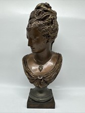 Antike Bronzefigur Frauenbüste I.21.