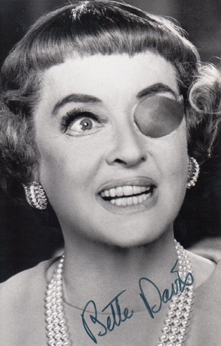 Bette davis 9x14 signiertes - davis,
