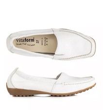 VITAFORM Damen-Mokassin Hirschleder flexibler Einfass Gr:36 Si