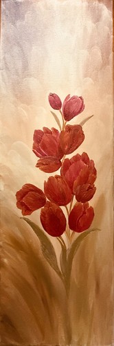 Gemälde auf keilrahmen 60x20 - gemälde,