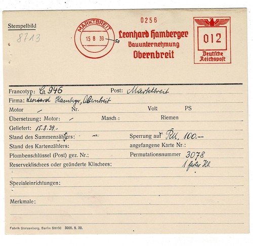 Marktbreit 1939 leonhard - ,