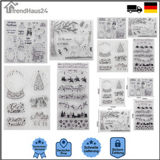 Weihnachtsstempel Silikon Set