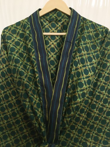 Reine seide midi kimono - reine,