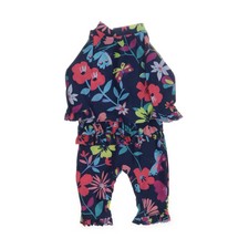 George, Sonnenschutzkleidung, Größe: 62, Elasthan/Polyester, Blau, Blumen #gDl