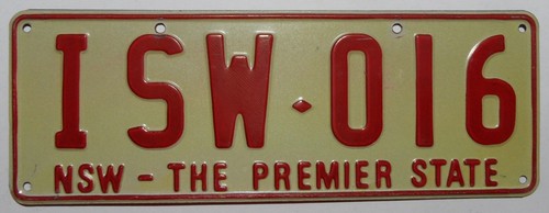 Nummernschild australien new - australien,
