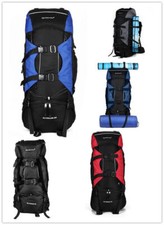 80L großer Wanderrucksack Reiserucksack Trekking Rucksack wasserabweisend 