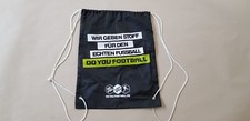 do you football Schubeutel Turnbeutel schwarz nylon 37 x 45cm Sport Freizeit TOP