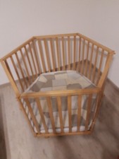 Laufgitter, Laufstall 6-eckig, höhenverstellbar