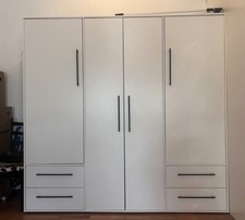 kleiderschrank weiß holz