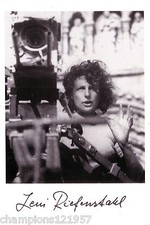 Leni riefenstahl autogramm - leni,