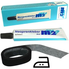 M2 Neopren Nahtband 20mm aufbügeln Surf Kite Neoprenanzug Reperatur Set + Kleber