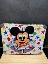 Micky Mouse Mickey Maus Koffer Blechkoffer alt Vintage Walt Disney RAR selten