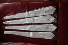 4 Seidenkrawatten 140 X 9,5 cm