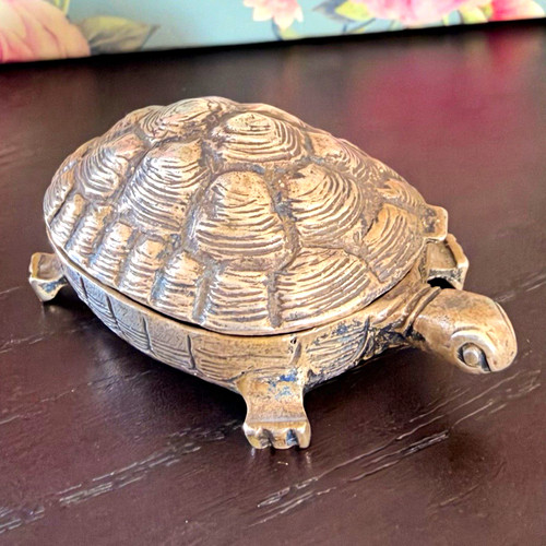 Schildkröte alte pillendose - schildkröte,
