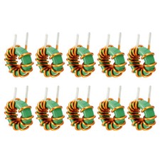 10 Stück Horizontale Toroid Magnetische Induktivität Draht 1mH 10A Spule